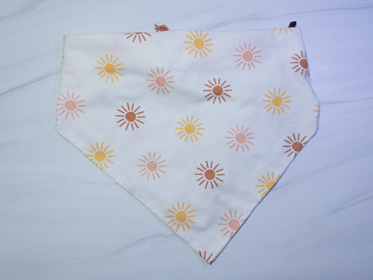 Summer Boho Suns Dog Bandana - Ready to Ship