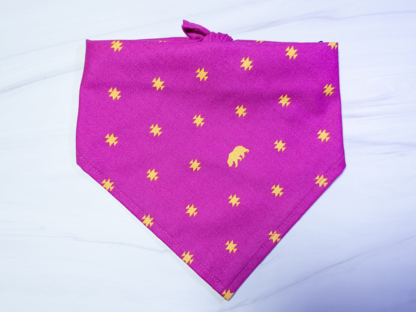 Pink Southwestern Bears Dog Bandana - Ready to Ship